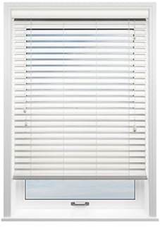 Ecowood, Cotton White Satin - Motorised Venetian Blind
